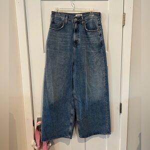 Agolde super wide leg jeans